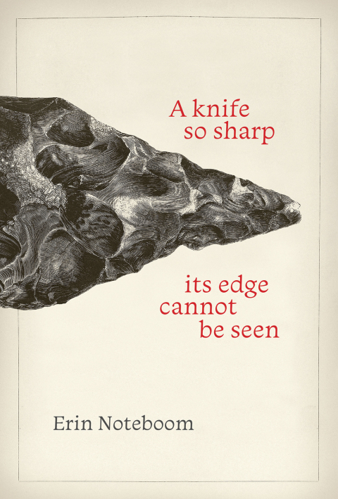 Cover image for book A knife so sharp its edge cannot be seen