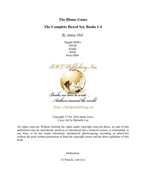 Cover image for book The Blame Game Boxed Set