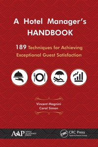 Cover image: A Hotel Manager's Handbook 1st edition 9781771883481
