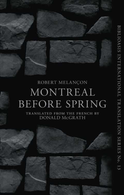 Cover image for book Montréal Before Spring