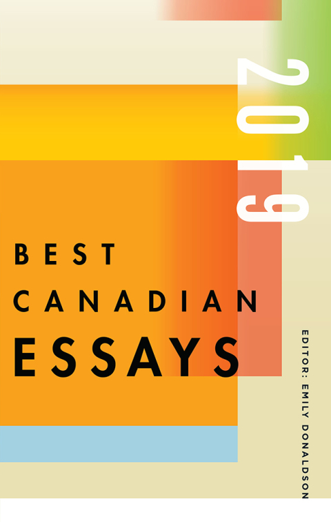 Cover image for book Best Canadian Essays 2019