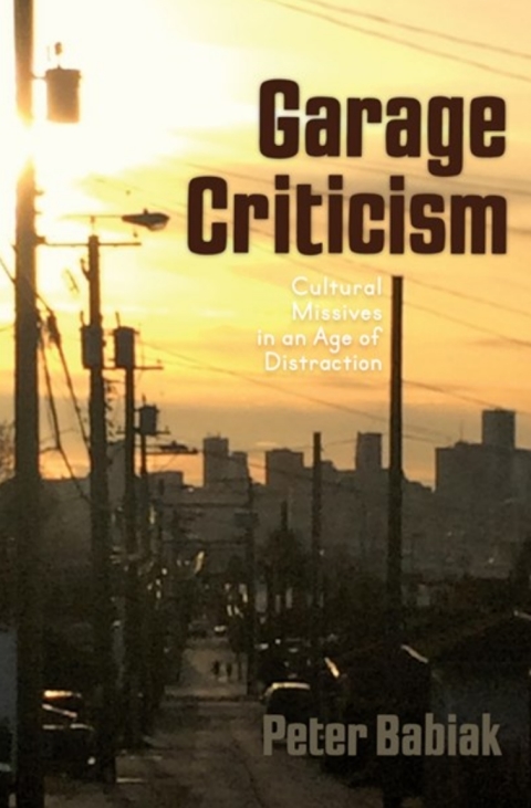 Cover image for book Garage Criticism