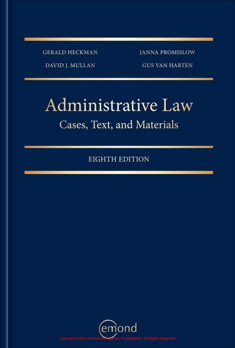 Cover image for book Administrative Law: Cases, Text, and Materials