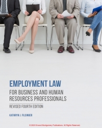 Cover image: Employment Law for Business and Human Resources Professionals, Revised Edition 4th edition 9781772555967