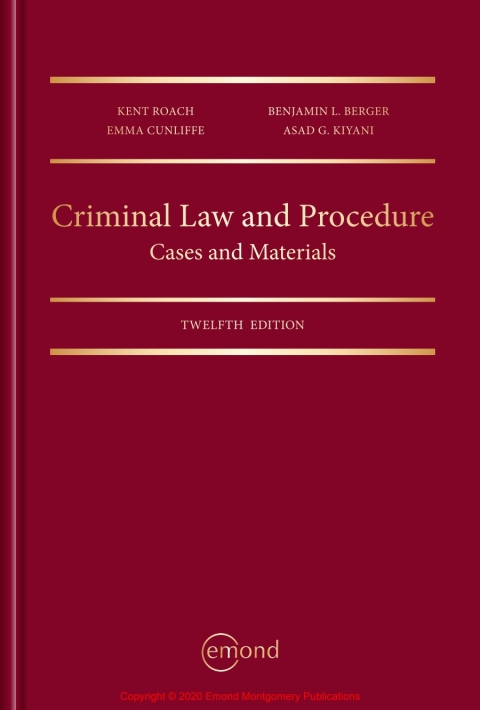 Cover image for book Criminal Law and Procedure: Cases and Materials