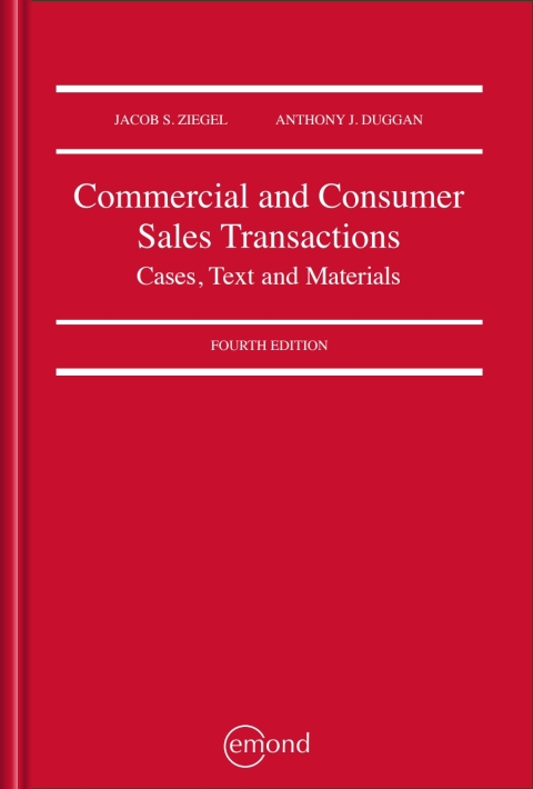 Cover image for book Commercial and Consumer Sales Transactions: Cases, Text and Materials