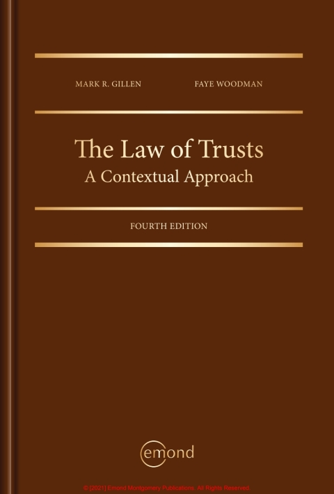 Cover image for book The Law of Trusts: A Contextual Approach