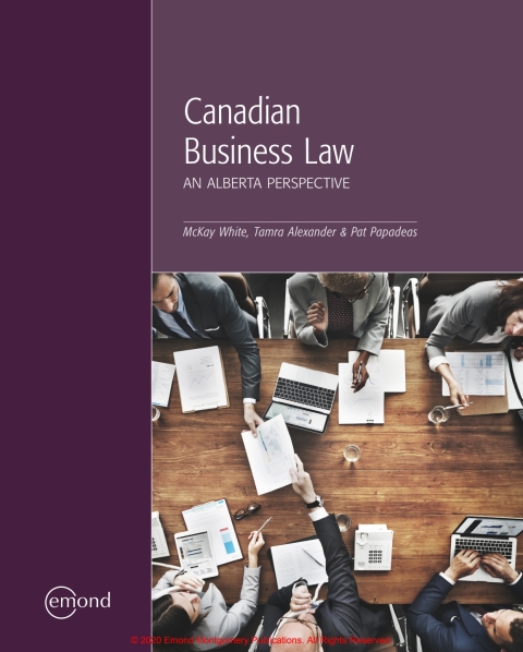 Cover image for book Canadian Business Law: An Alberta Perspective