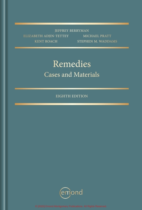 Cover image for book Remedies: Cases and Materials