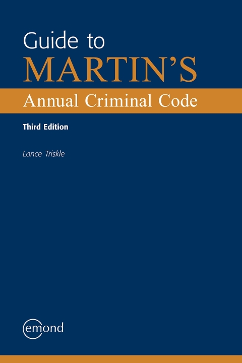 Cover image for book Guide to Martin's Annual Criminal Code