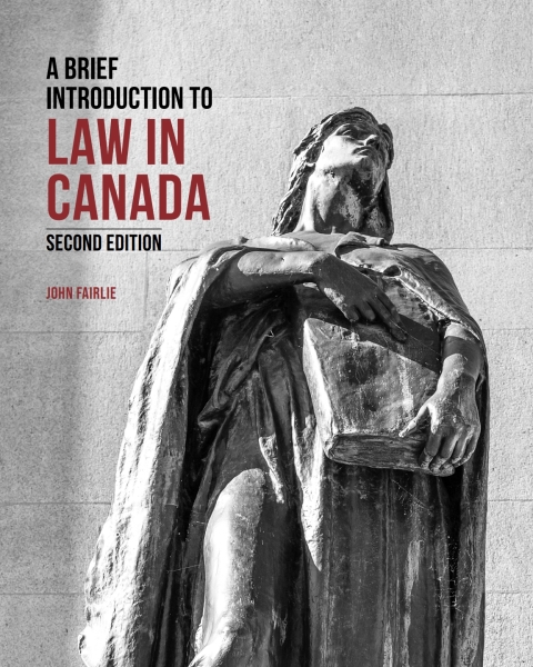 Cover image for book A Brief Introduction to Law in Canada