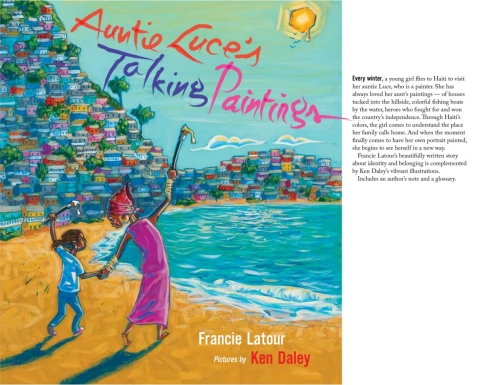 Cover image for book Auntie Luce’s Talking Paintings