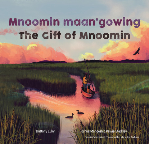 Cover image for book Mnoomin maan'gowing / The Gift of Mnoomin