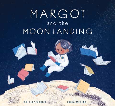 Cover image for book Margot and the Moon Landing