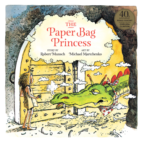 Cover image for book The Paper Bag Princess 40th anniversary edition