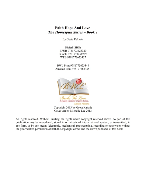 Cover image for book Faith, Hope and Love