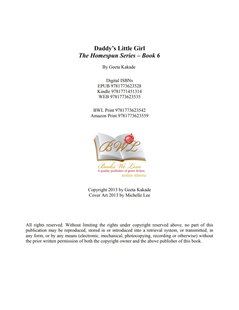 Cover image for book Daddy's Little Girl