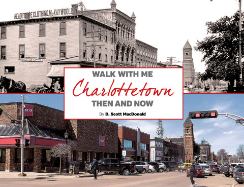 Cover image for book Walk with me: Charlottetown then and now