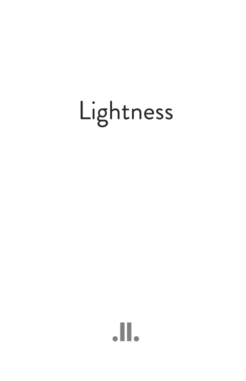 Cover image for book Lightness