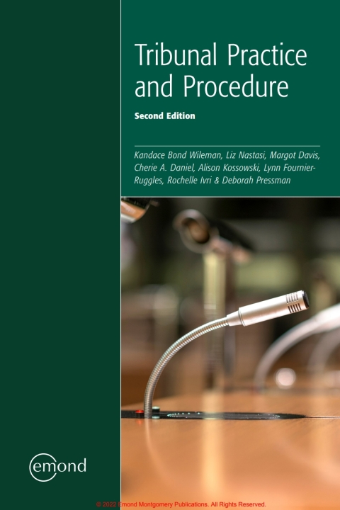 Cover image for book Tribunal Practice and Procedure