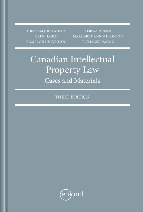 Cover image for book Canadian Intellectual Property Law: Cases and Materials