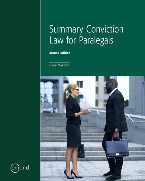 Cover image for book Summary Conviction Law for Paralegals