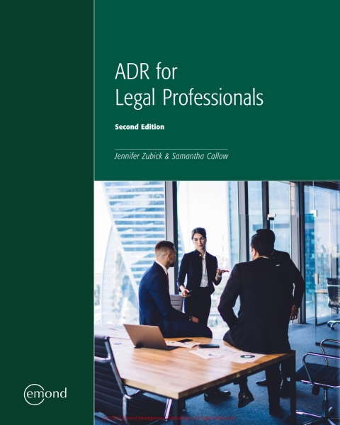 Cover image for book ADR for Legal Professionals