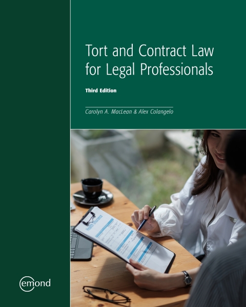 Cover image for book Tort and Contract Law for Legal Professionals