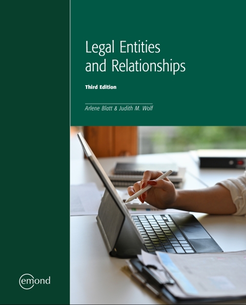 Cover image for book Legal Entities and Relationships