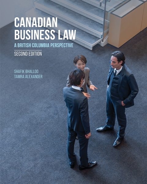 Cover image for book Canadian Business Law: A British Columbia Perspective