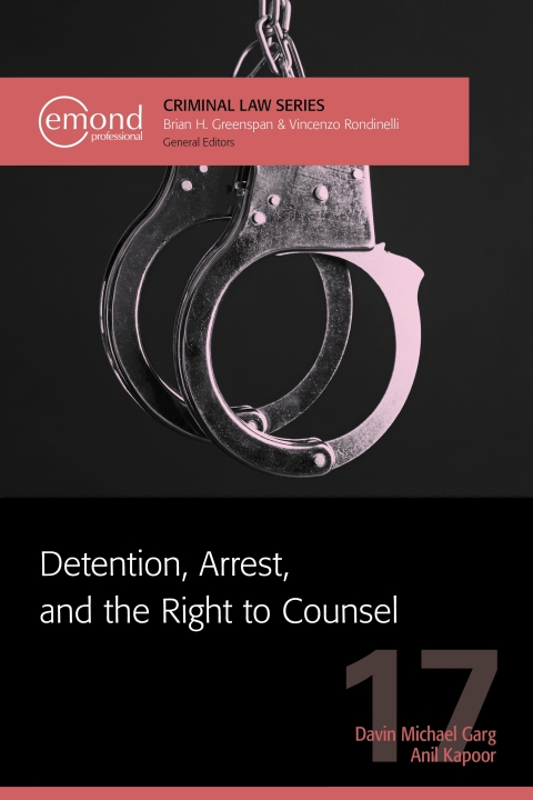 Cover image for book Detention, Arrest, and the Right to Counsel
