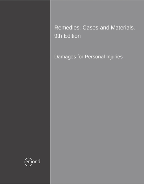 Cover image for book Remedies: Cases and Materials: Damages for Personal Injuries