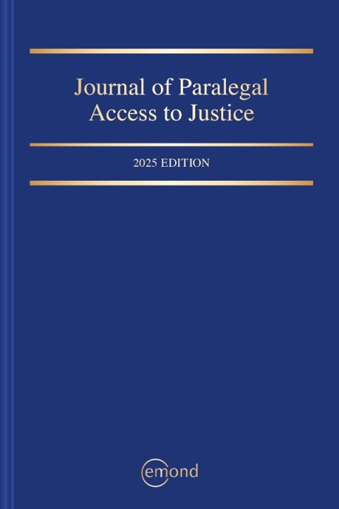 Cover image for book Journal of Paralegal Access to Justice 2025 Edition