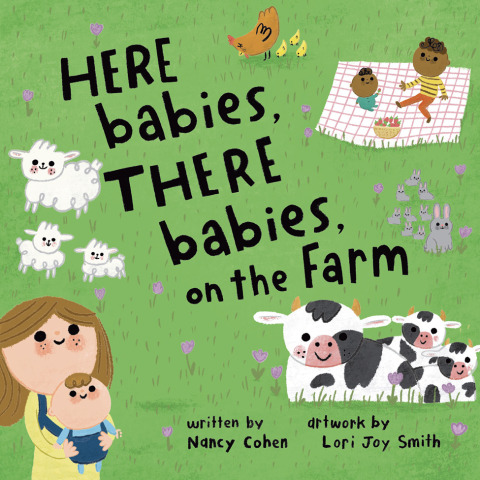 Cover image for book Here Babies, There Babies On the Farm