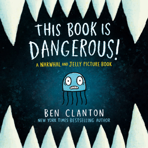 Cover image for book This Book Is Dangerous! (A Narwhal and Jelly Picture Book #1)