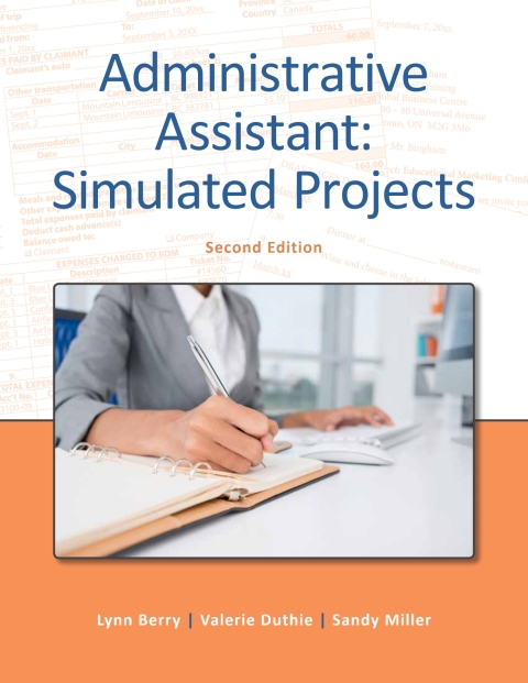 Cover image for book Administrative Assistant: Simulated Projects