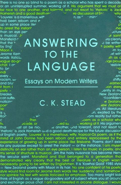 Cover image for book Answering to the Language