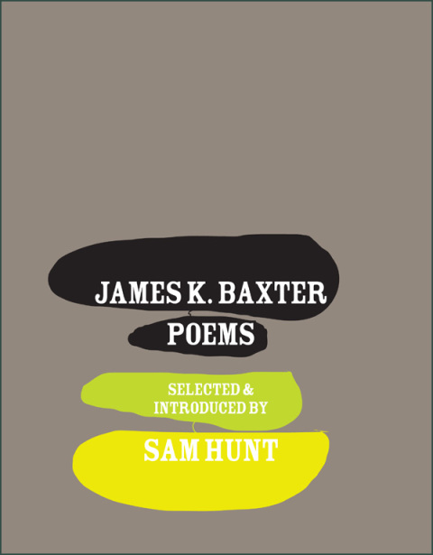 Cover image for book James K. Baxter