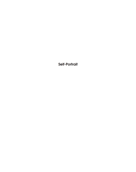 Cover image for book Self-Portrait