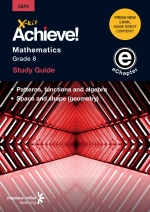“eX-kit Achieve! Grade 8 Mathematics: Patterns, Functions, Algebra, Space and Shape (Modules 2 and 3)” (9781775787822)(perpetual licence) ePdf