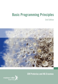 Cover image: Basic Programming Principles 2nd edition 9781775786030