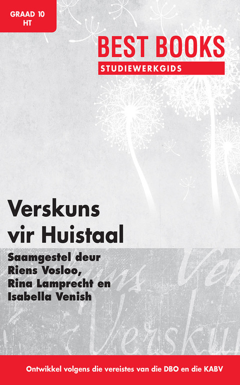 Cover image for book Studiewerkgids: Verskuns Graad 10 Huistaal