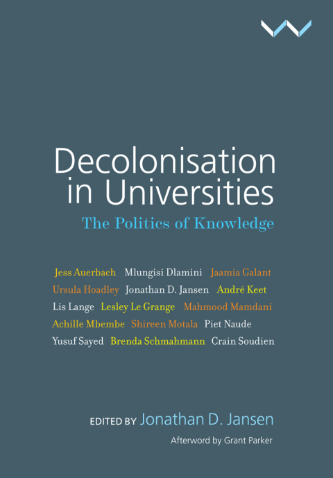 Cover image for book Decolonisation in Universities