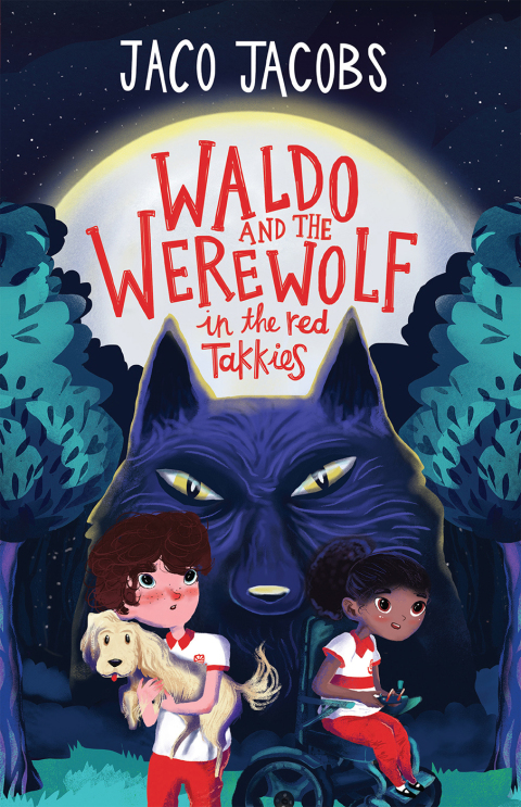 Cover image for book Waldo and the werewolf with the red takkies