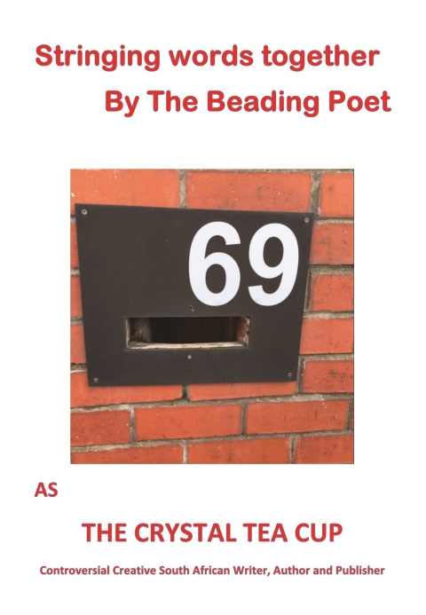 Cover image for book Stringing words together by the beading poet