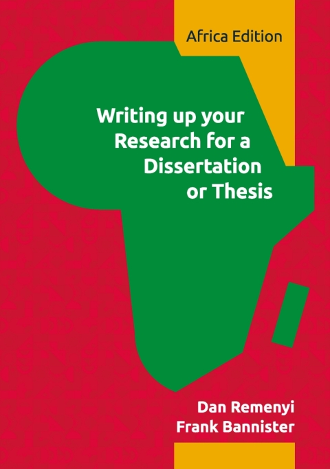 Cover image for book Writing up your Research for a Dissertation or Thesis