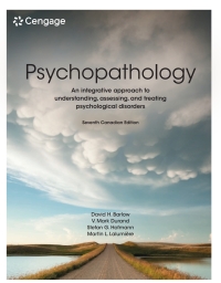 Psychopathology: An Integrative Approach To Understanding, Assessing ...