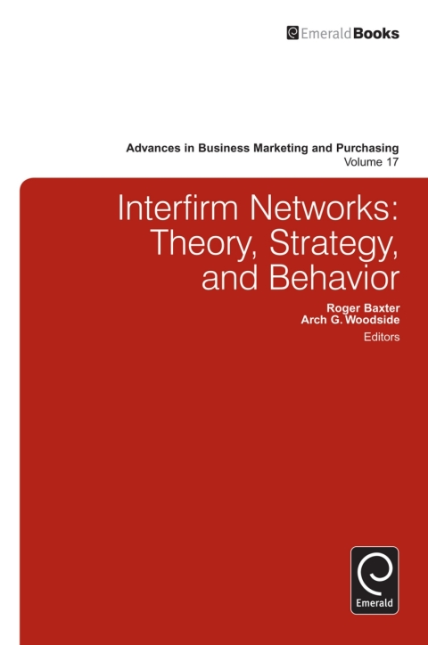 Cover image for book Interfirm Business-to-Business Networks