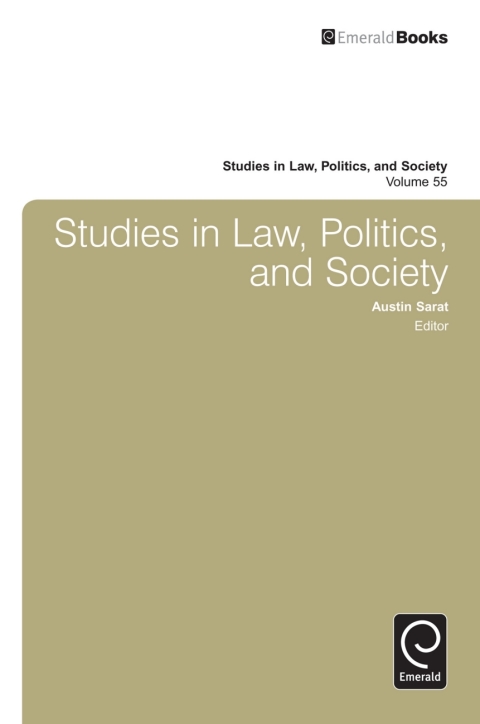 Cover image for book Studies in Law, Politics and Society