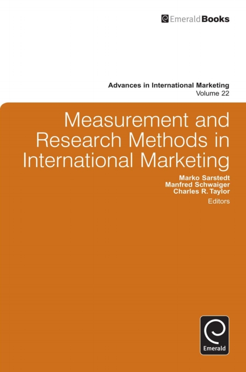 Cover image for book Measurement and Research Methods in International Marketing